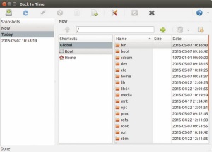 Back in Time je Linuxova različica TimeMachina.